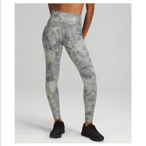 Lululemon Seawheeze 2021 Swift Speed High Rise 28” Gunmetal Foil size 4